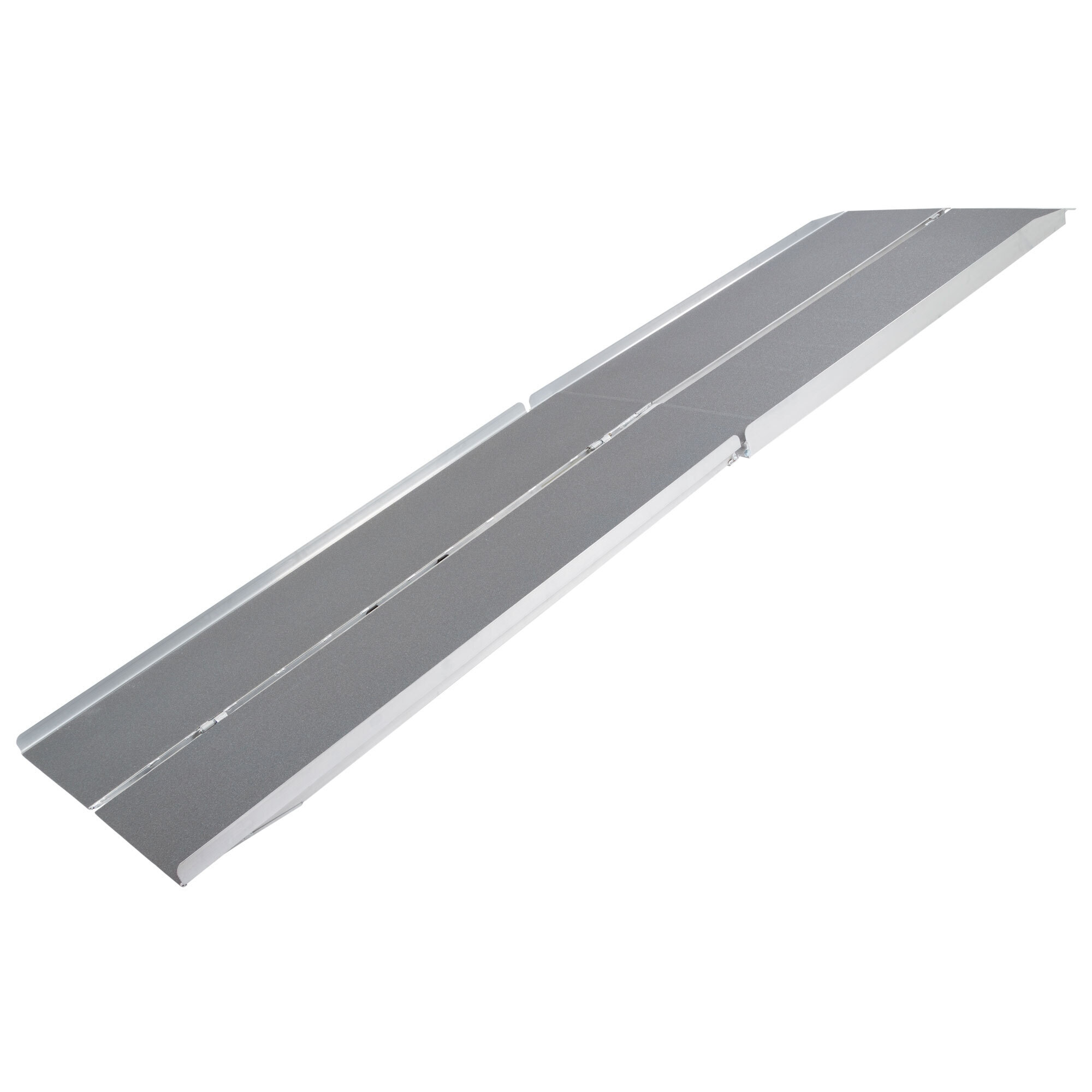 Silver Spring Folding Wheelchair/Scooter Ramp - 10ft., 600-Lb. Capacity, Aluminum, High-Traction Surface, Model# WCMF-10